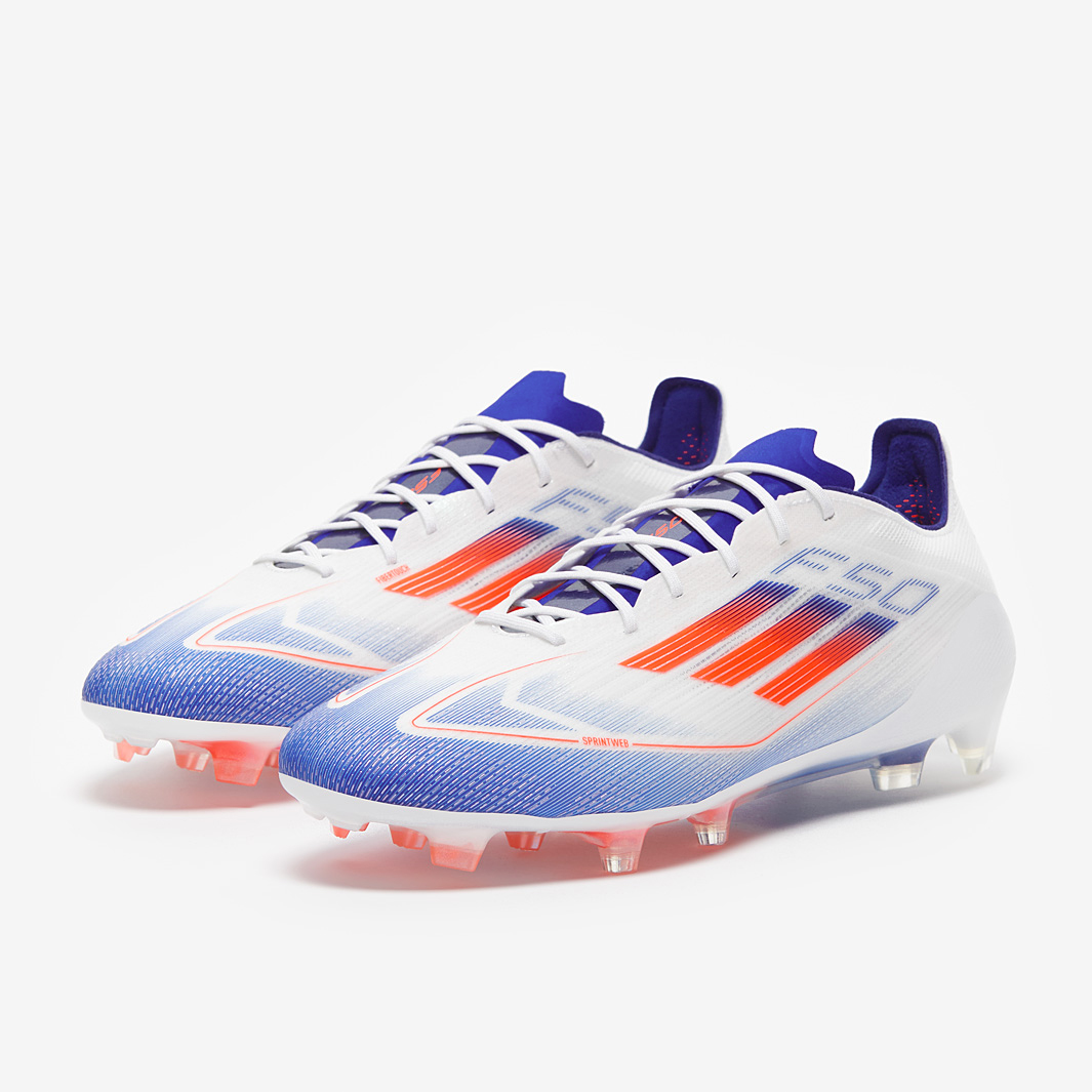 ま*ゃ様 adidas F50 FG 26.5 adidas F50 Elite FG - Ftwr Blanco/Rojo/Azul Lúcido - Botas para