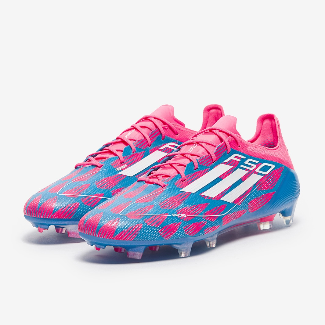 adidas f50 adizero blue white pink
