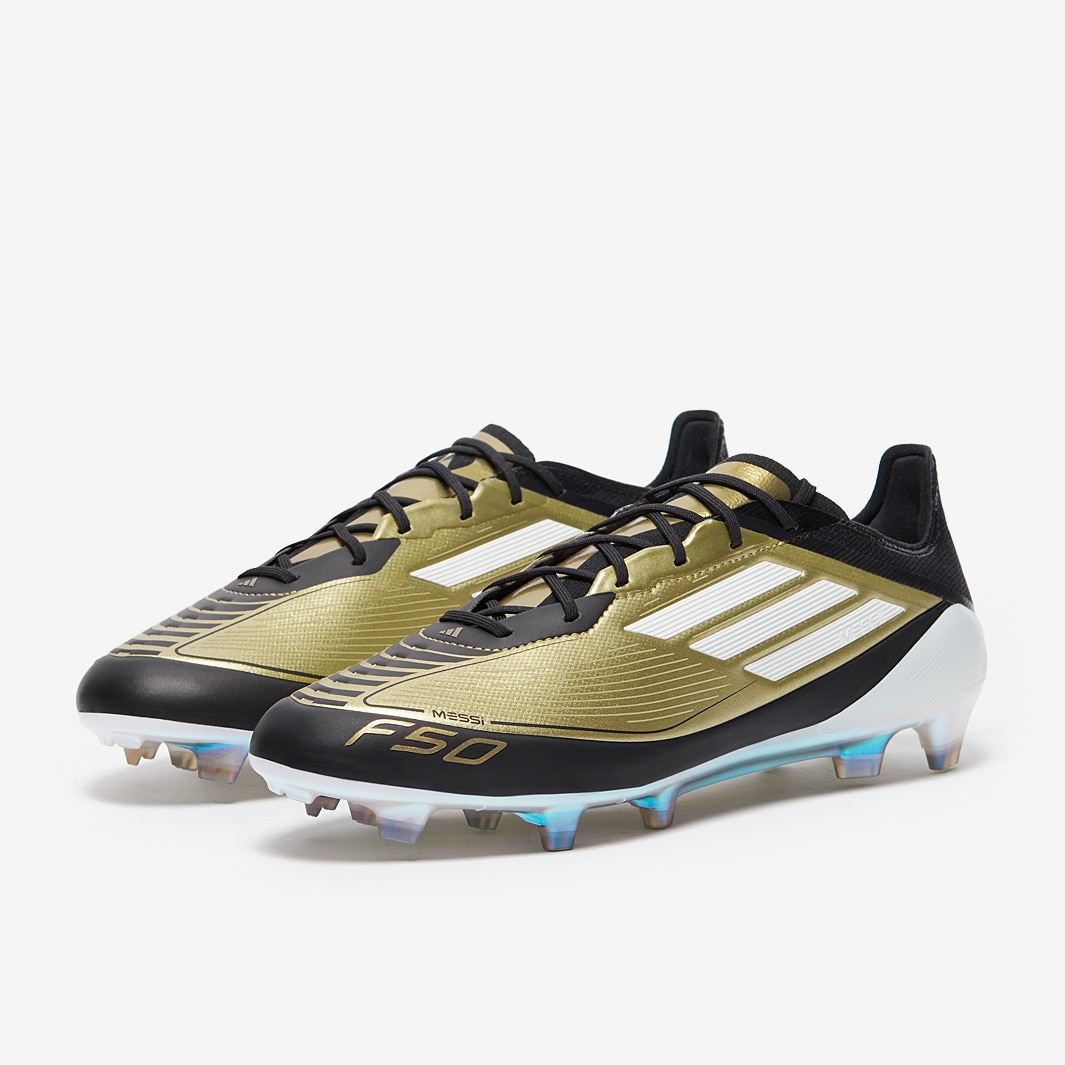 adidas F50 x Messi Elite Firm Ground - Gold Met/Ftwr White/Core