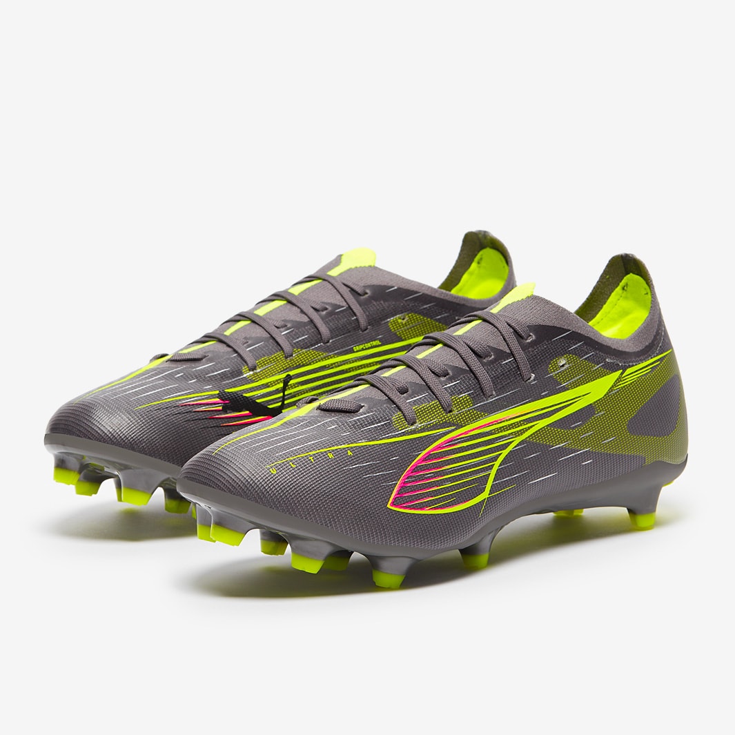 Puma Ultra 5 Match FG/AG - Matte Aged Silver/Yellow Alert/Puma