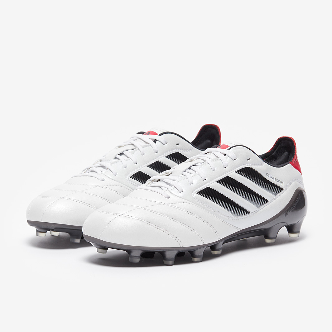 adidas Copa Icon II FG/AG - Ftwr Blanco/Negro/Rubí Puro - Botas