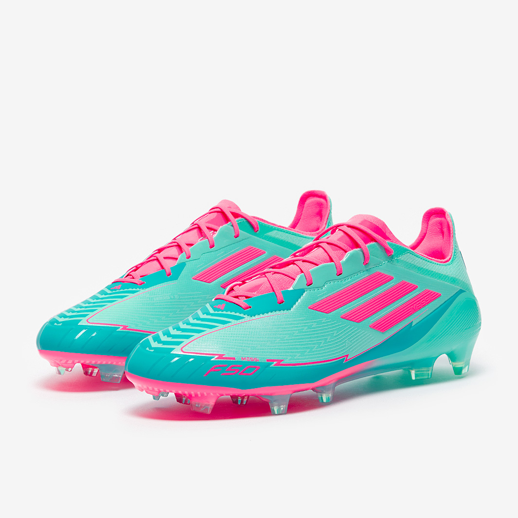 adidas F50 Elite x Messi FG - Flash Acqua/Rosa Lucido/Ciano Lucido