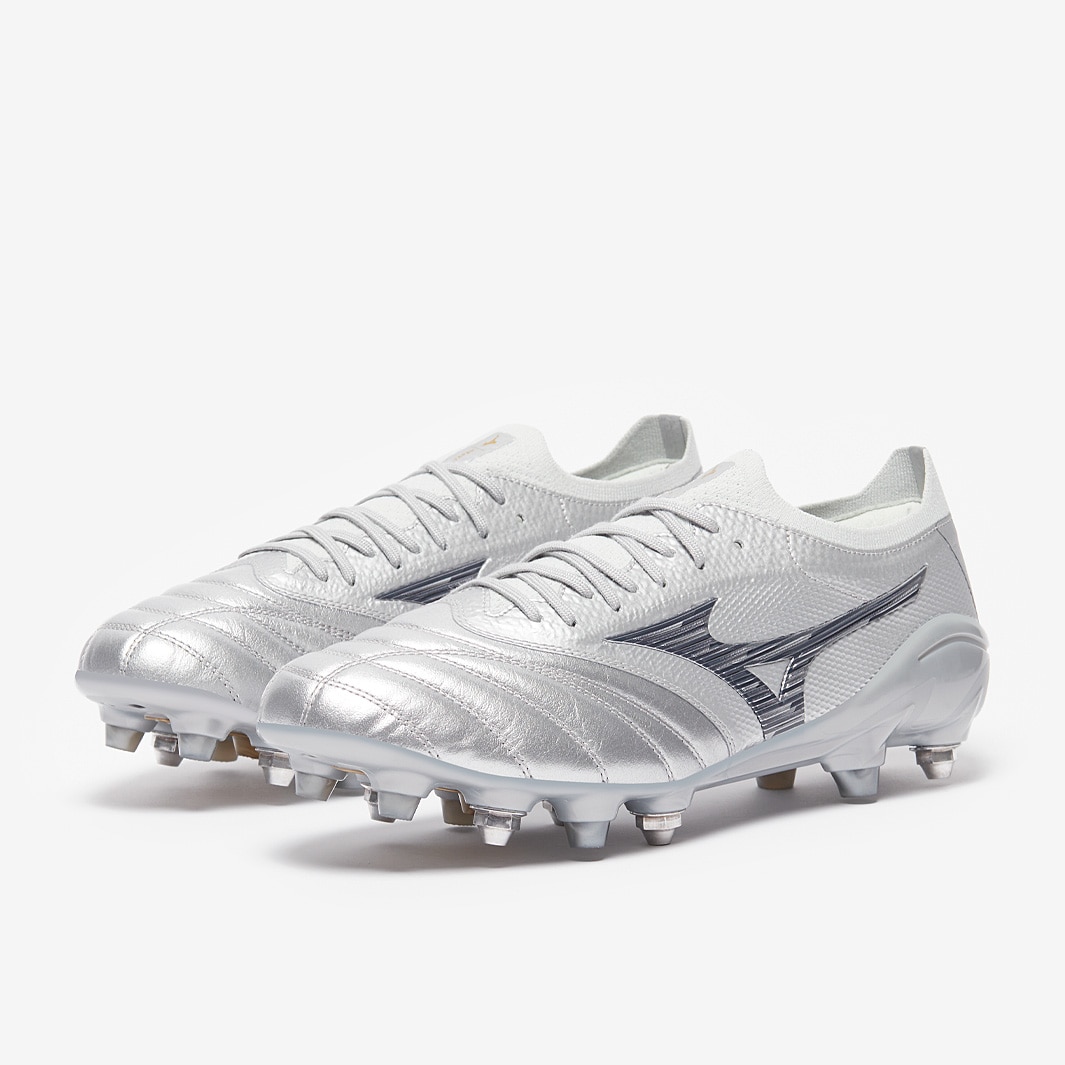 Mizuno Morelia Neo IV Beta Made in Japan SG - Galaxy Silver/Gold