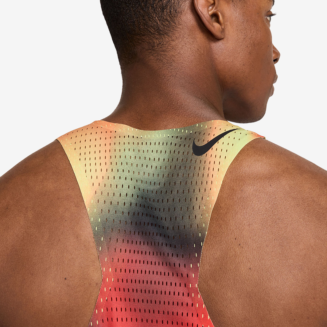 Nike Dri-FIT ADV Aeroswift Elite Entry Singlet - Lt Lemon