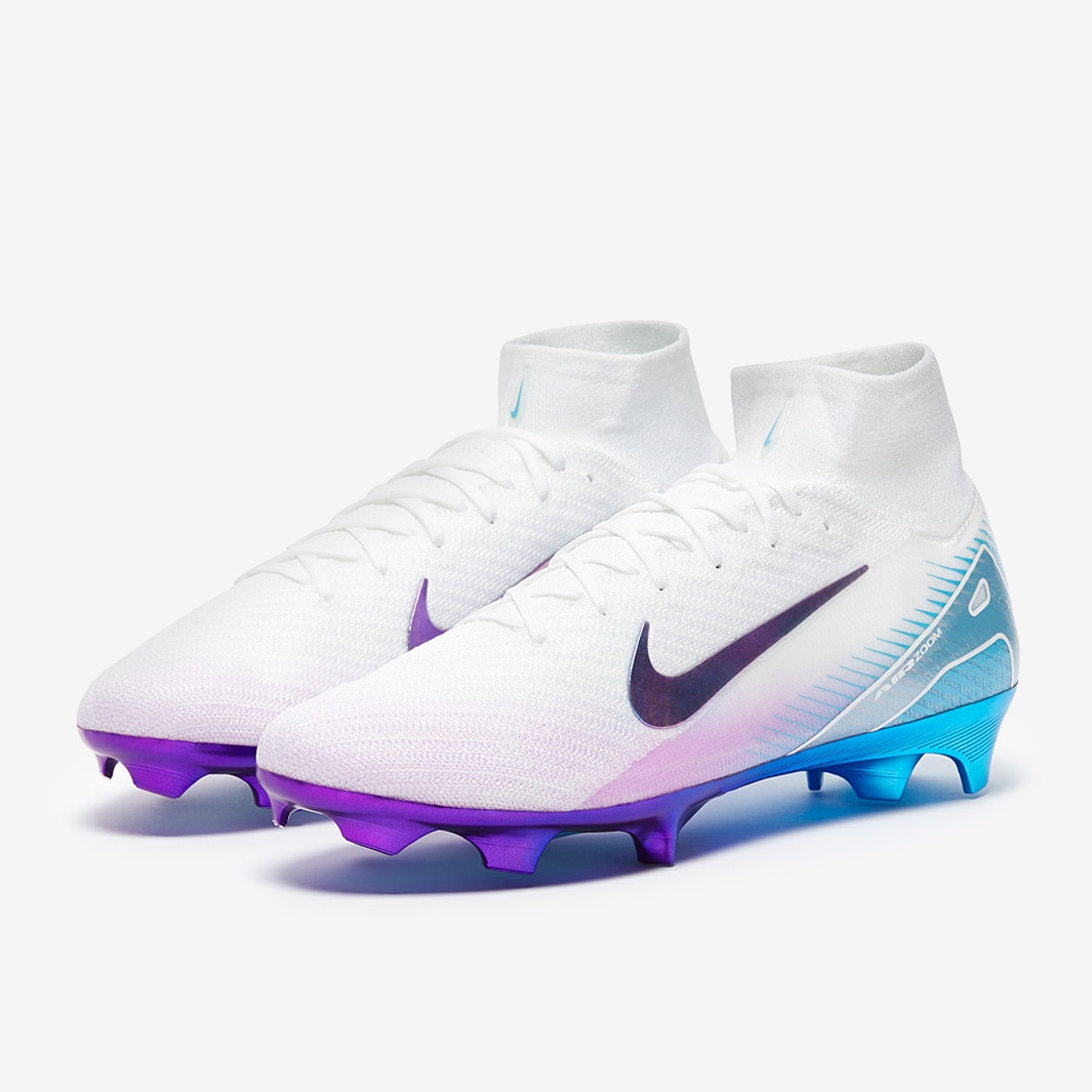 white high top nike cleats