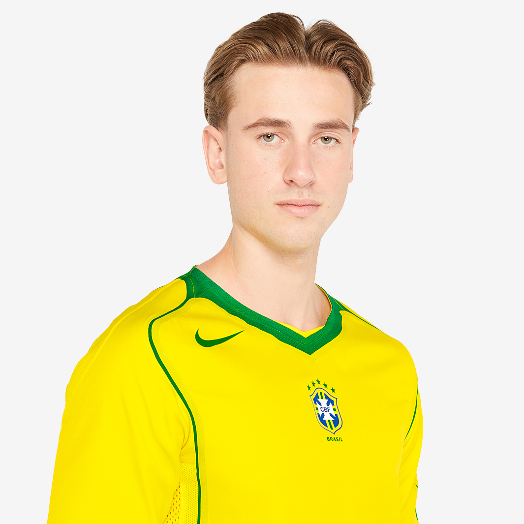 MAILLOT DU BRÉSIL JÉSUS-CHRIST JAUNE/VERT - SAMBA FUTEBOL