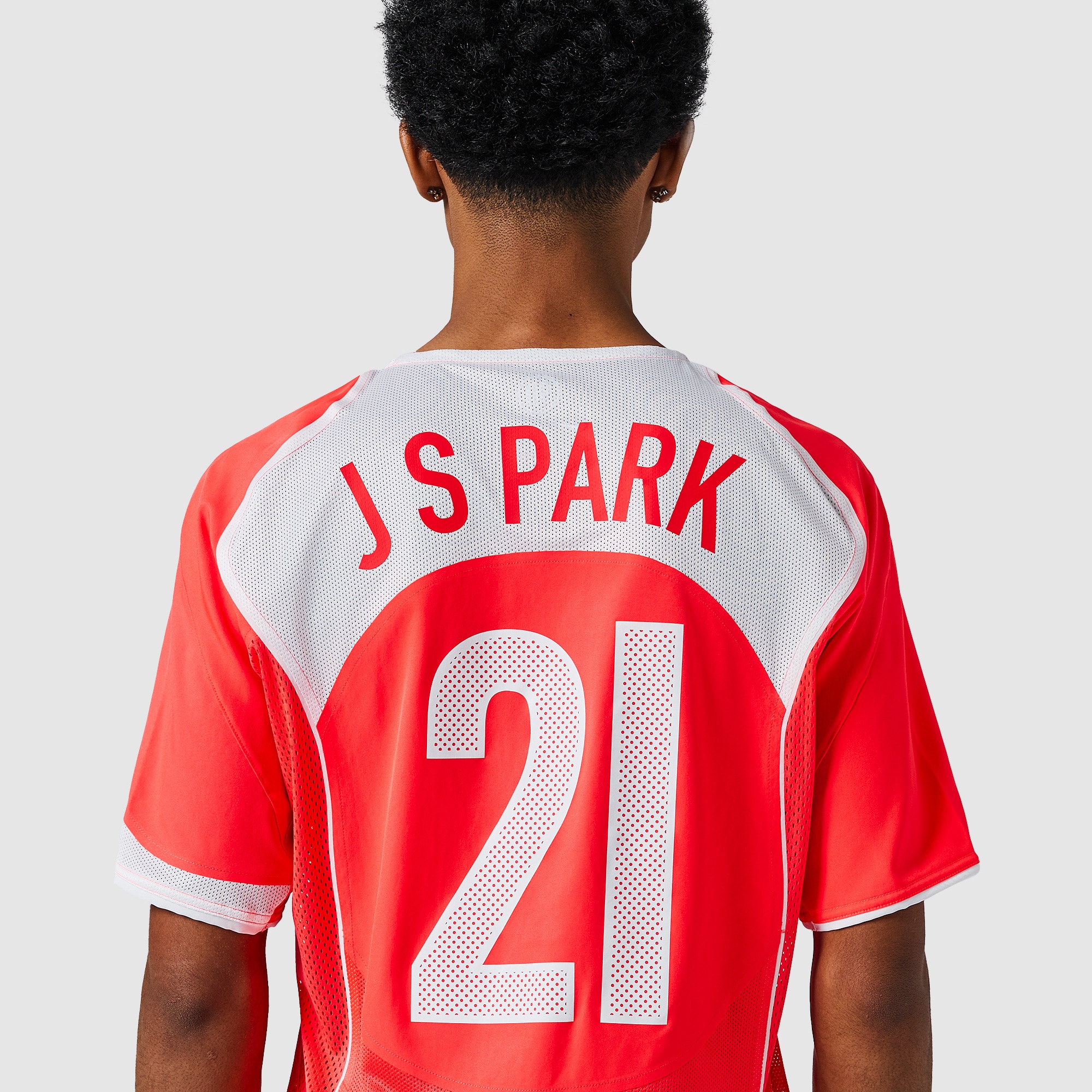 Nike South Korea 2004 Re-Issue Shirt With Ji Sung Park 21 - Laser