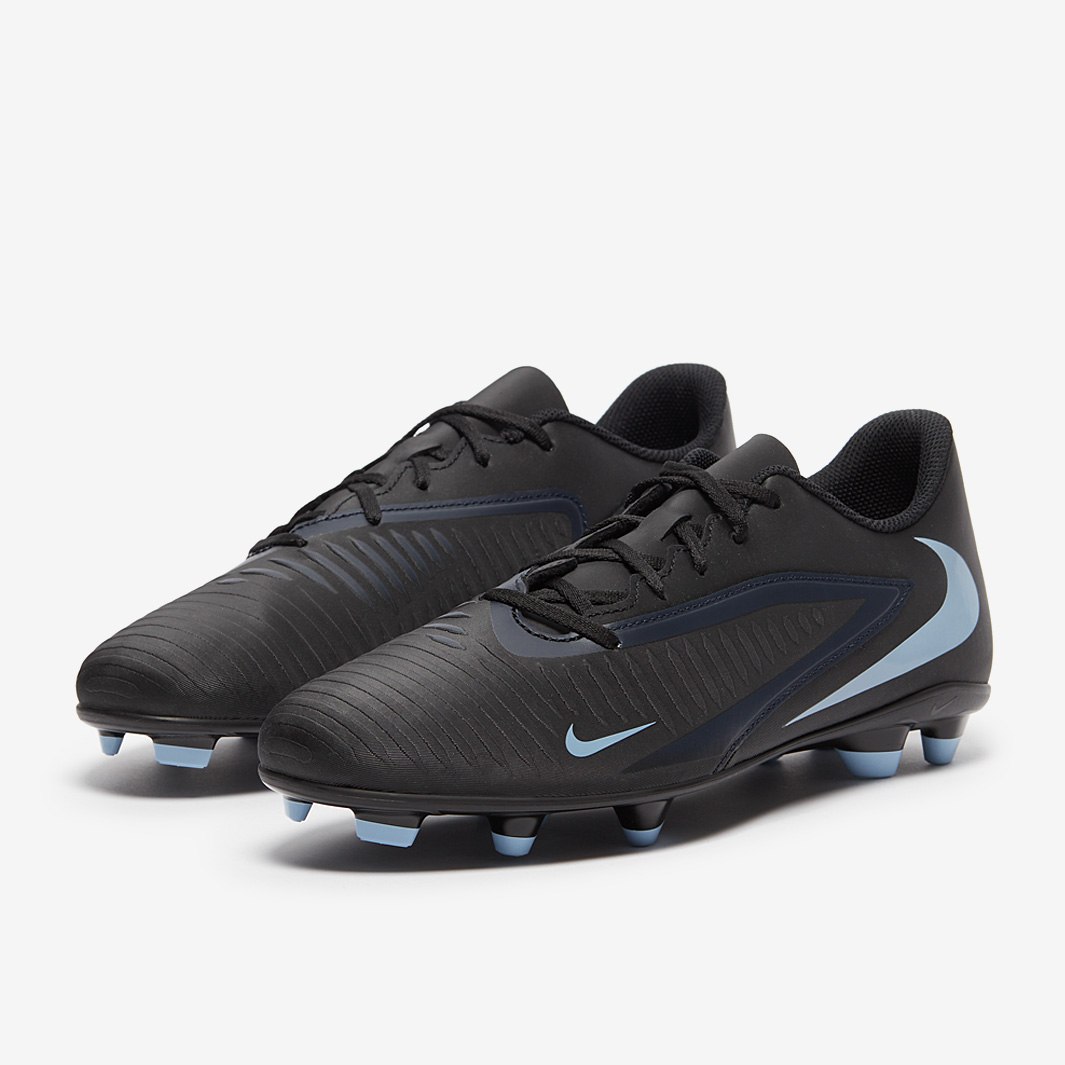 Nike Phantom 6 Club Low FG/MG - Nero/Nero - Scarpe Calcio Adulti
