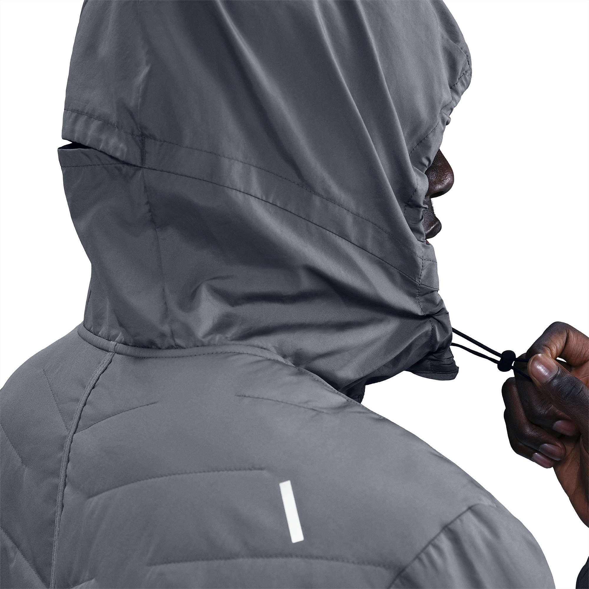 nike synthetic fill jacket grey