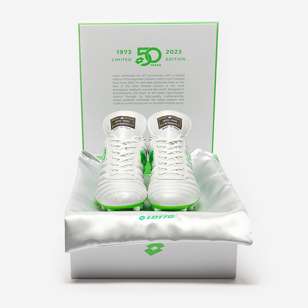 Lotto Stadio OG Player Icon x 50 Years Edition - White/Green