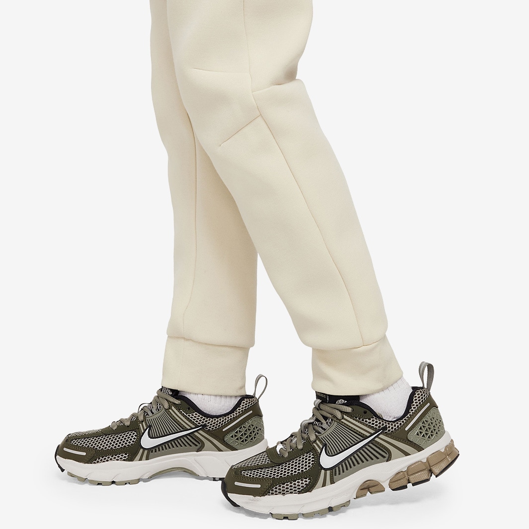 cream tech fleece pants