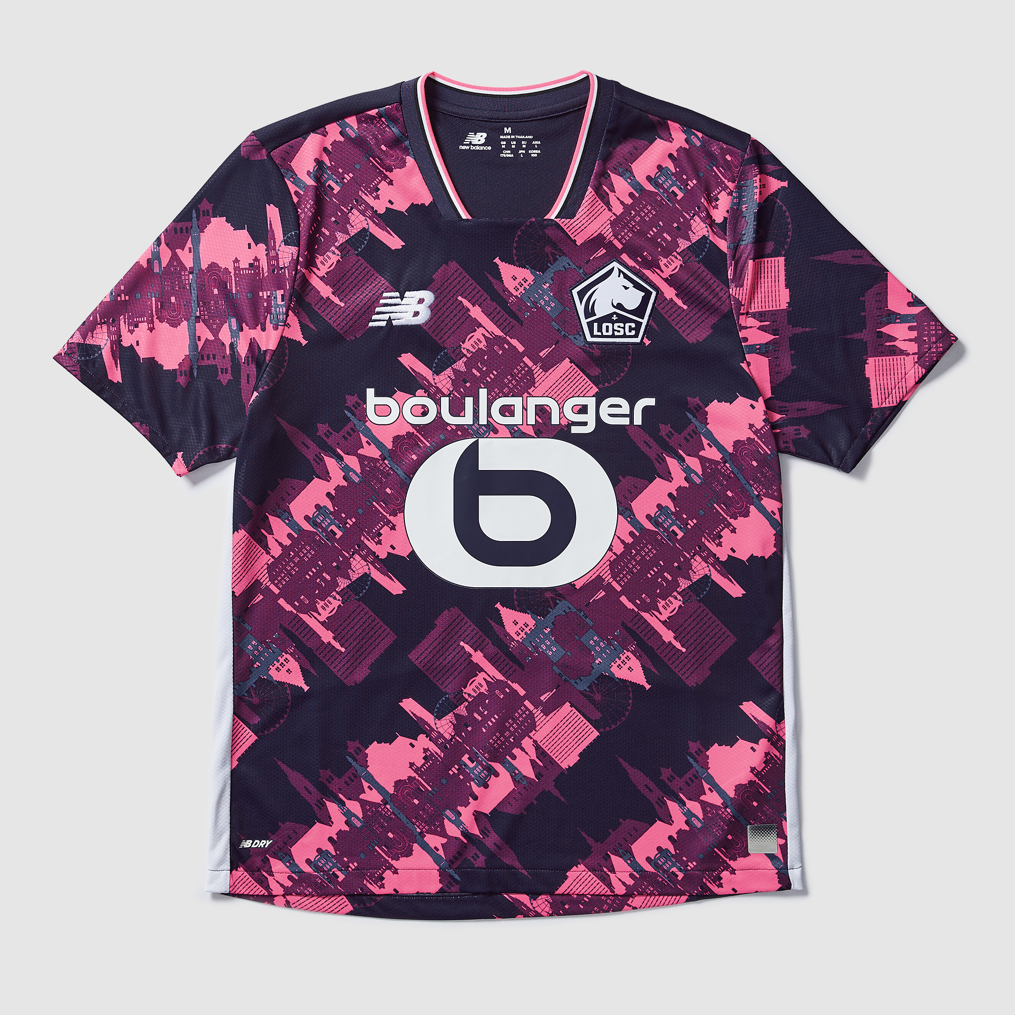 Maillot Entrainement LOSC Lille Umbro Rouge Taille L - Porté Par Le N°29