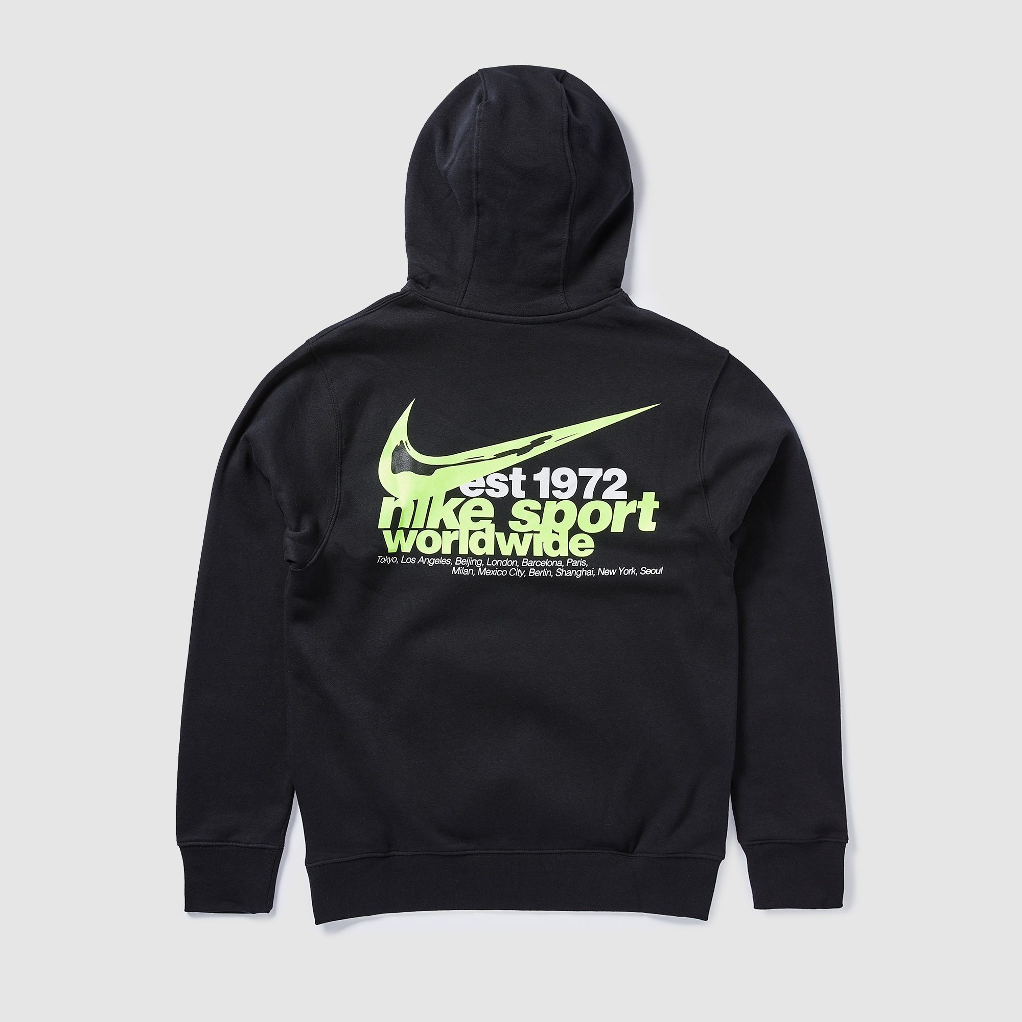 sports direct black nike hoodie