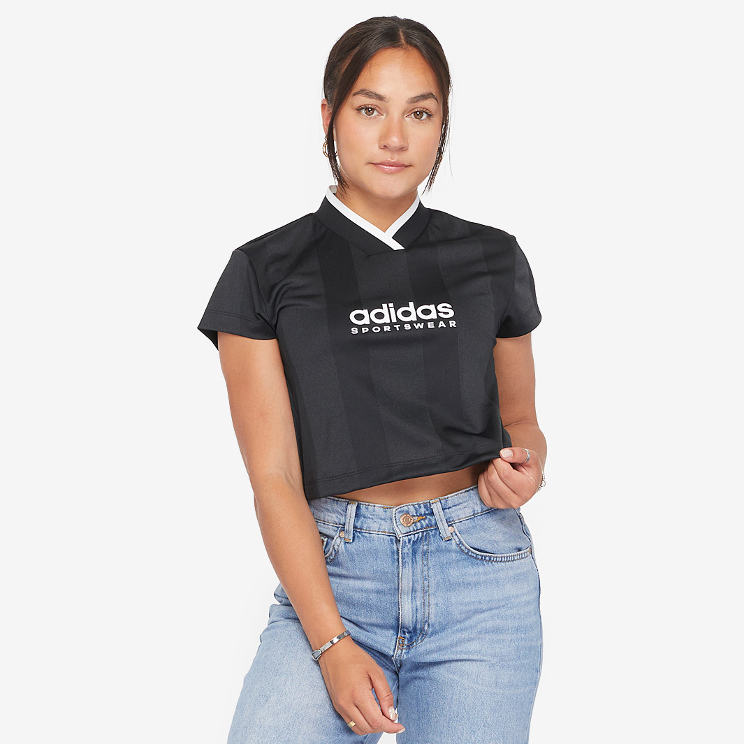 Adidas Sportswear Womens Tiro Cropped Top Black