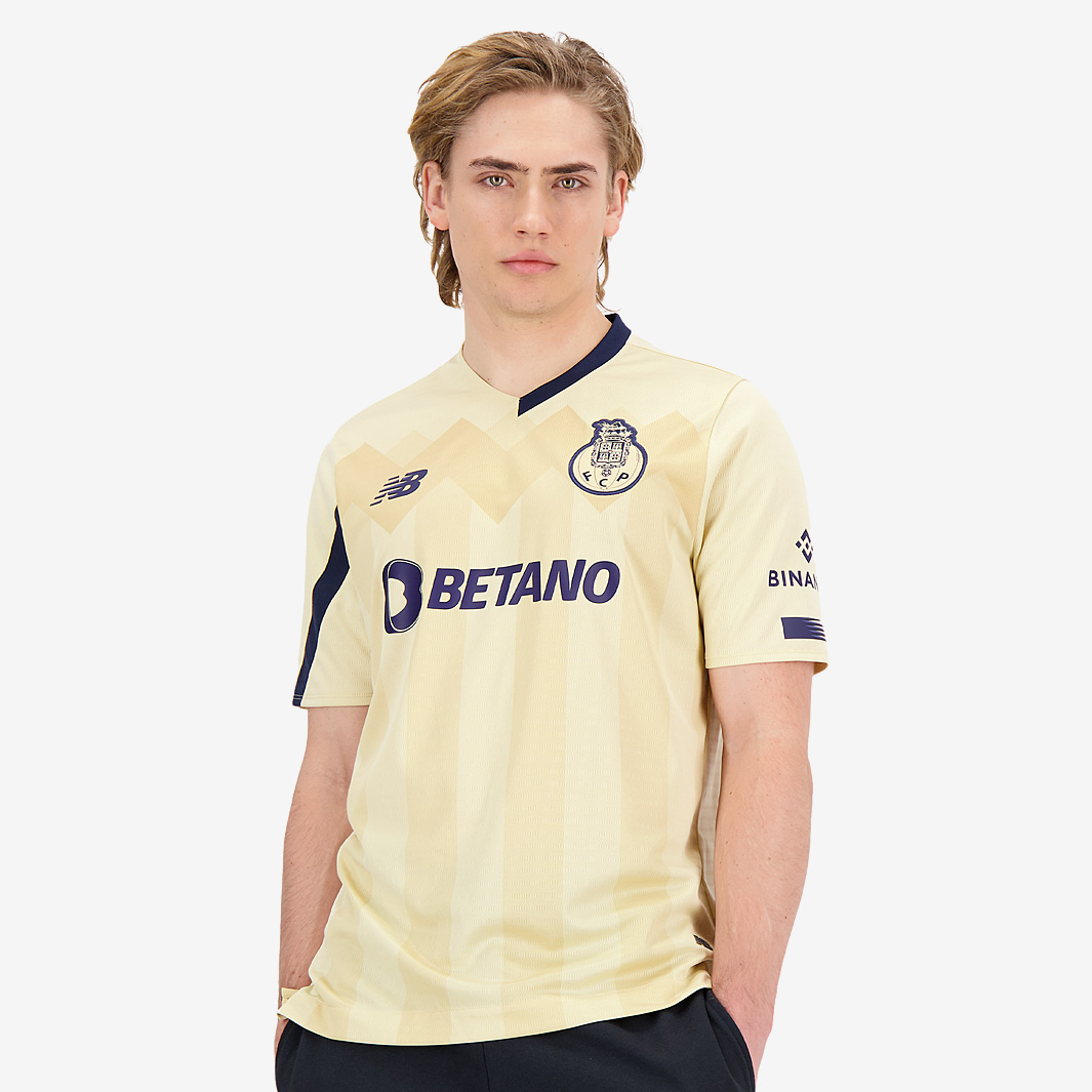 New Balance Fc Porto 23 24 Ss Away Shirt Yellow
