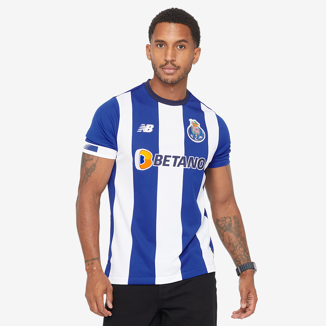 New Balance Fc Porto 23 24 Home Ss Shirt Navy