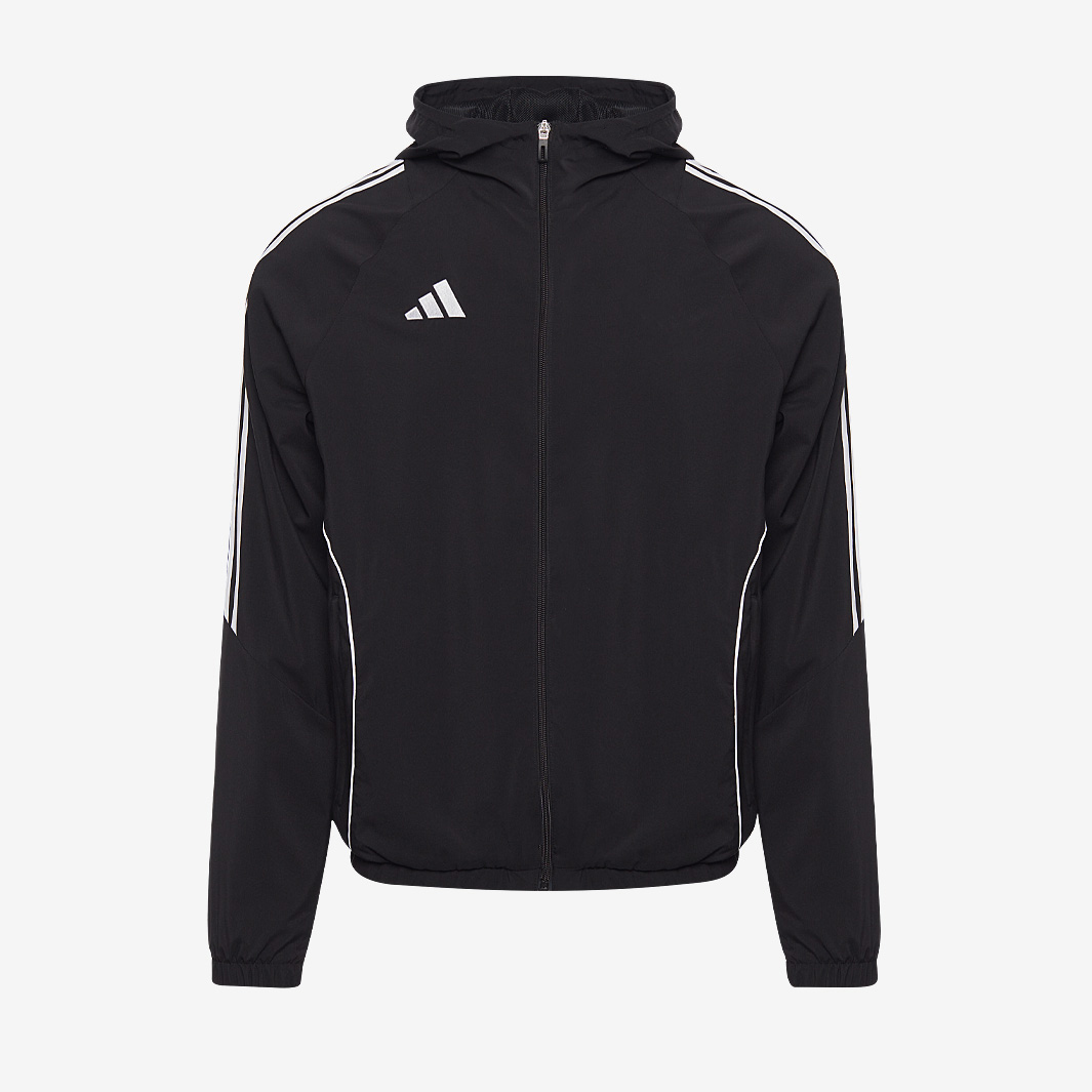 Adidas Tiro 24 Junior Windbreaker Jacket White Black