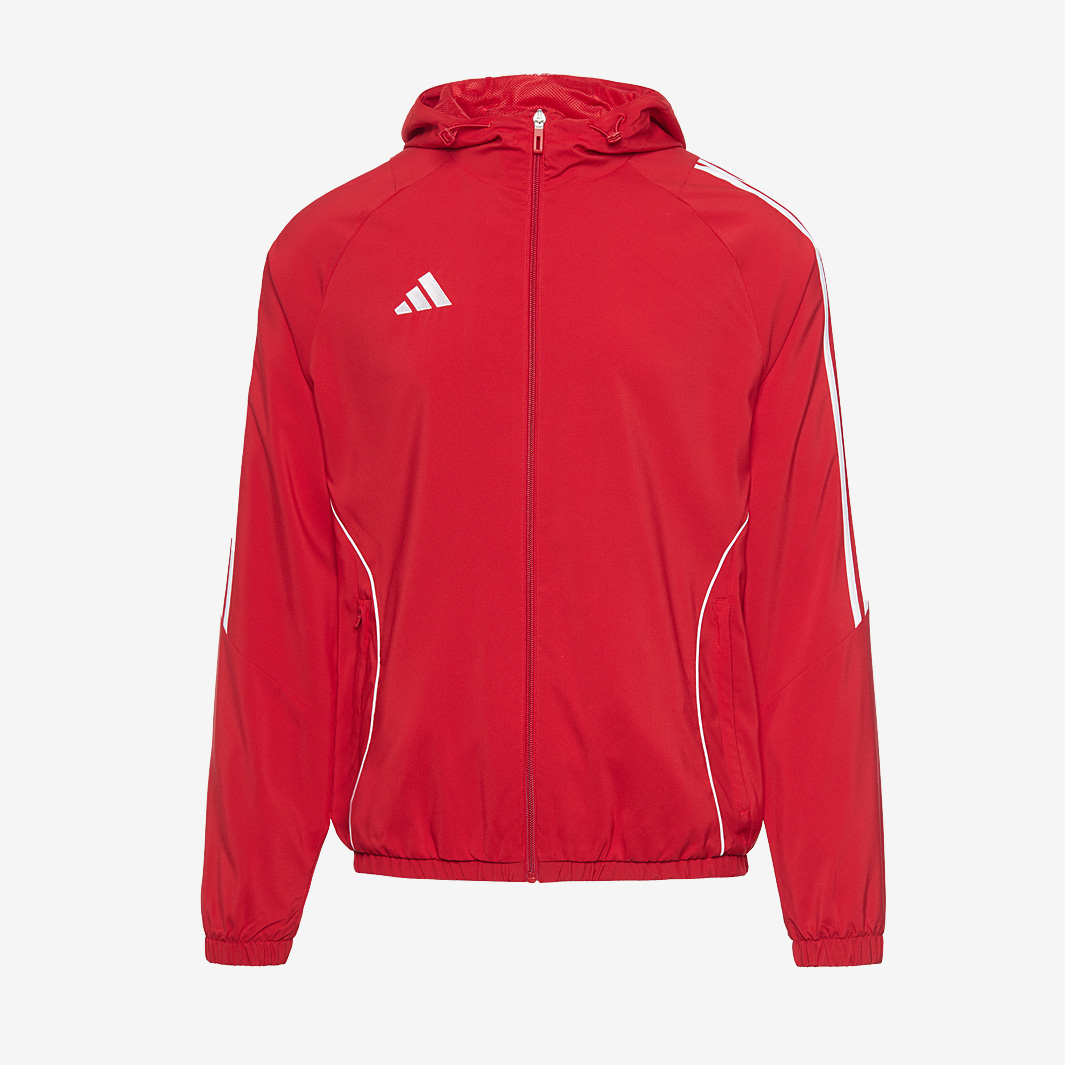 Adidas Tiro 24 Junior Windbreaker Jacket Team Power White Red