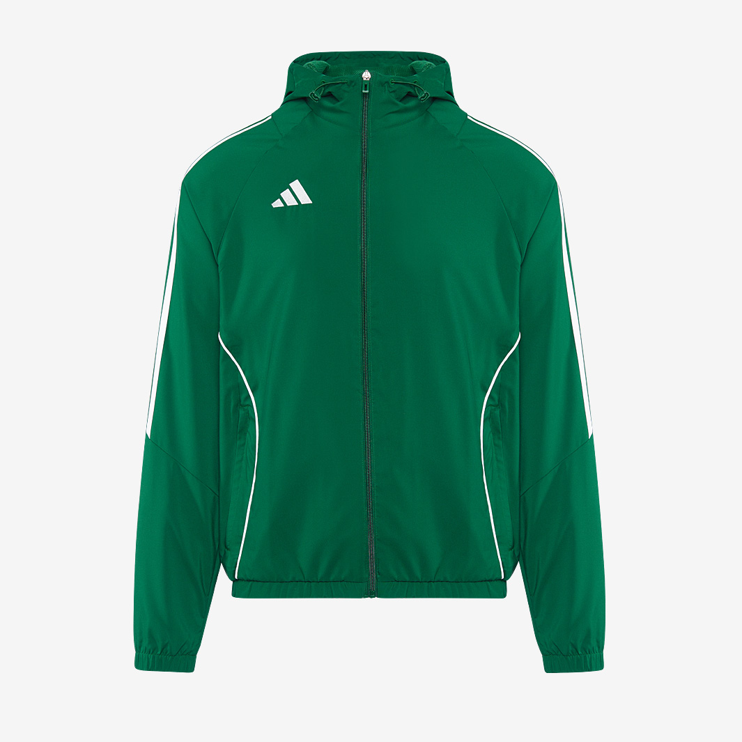 Adidas Tiro 24 Junior Windbreaker Jacket Team Dark White Green