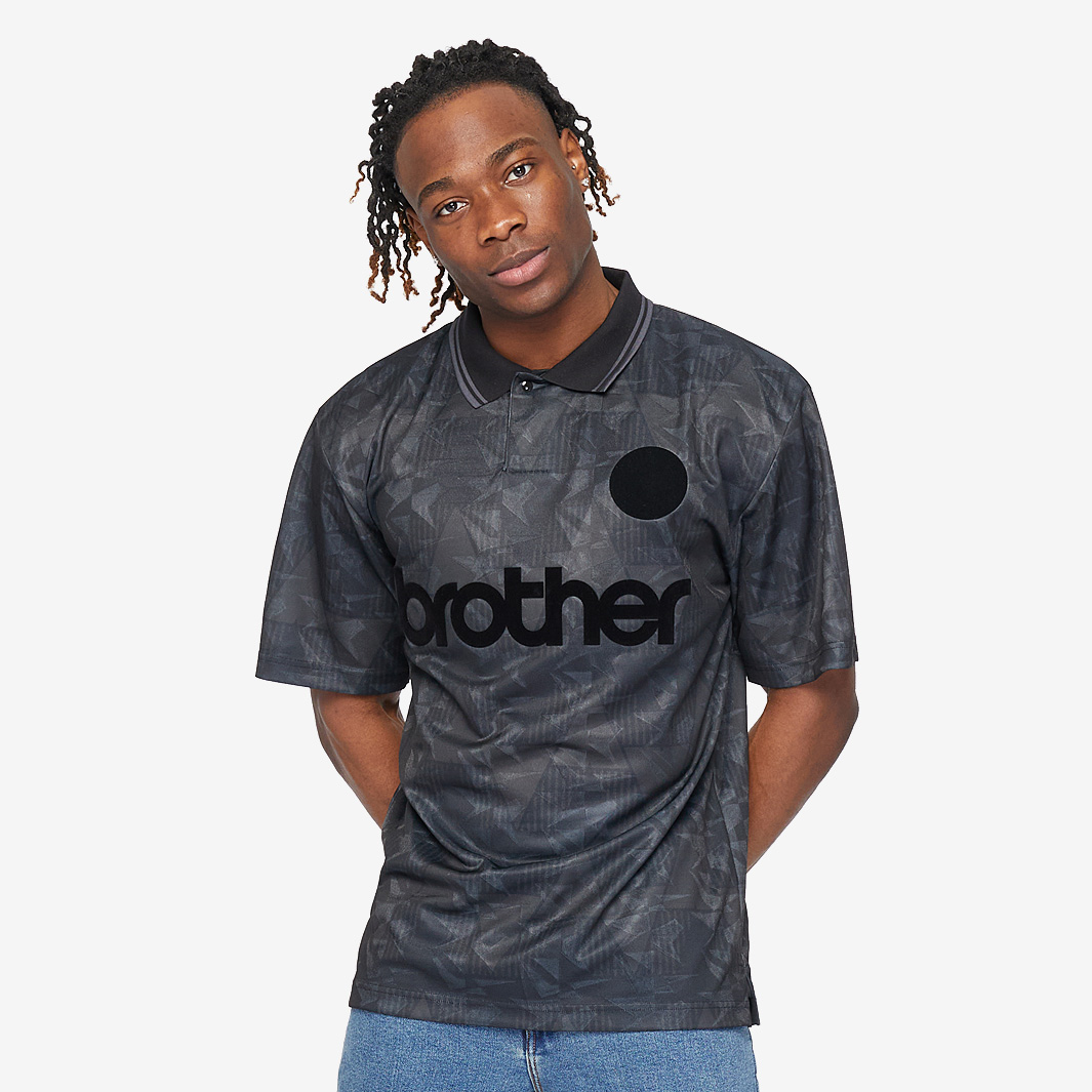 Score Draw Manchester City 1990 Out Shirt Black