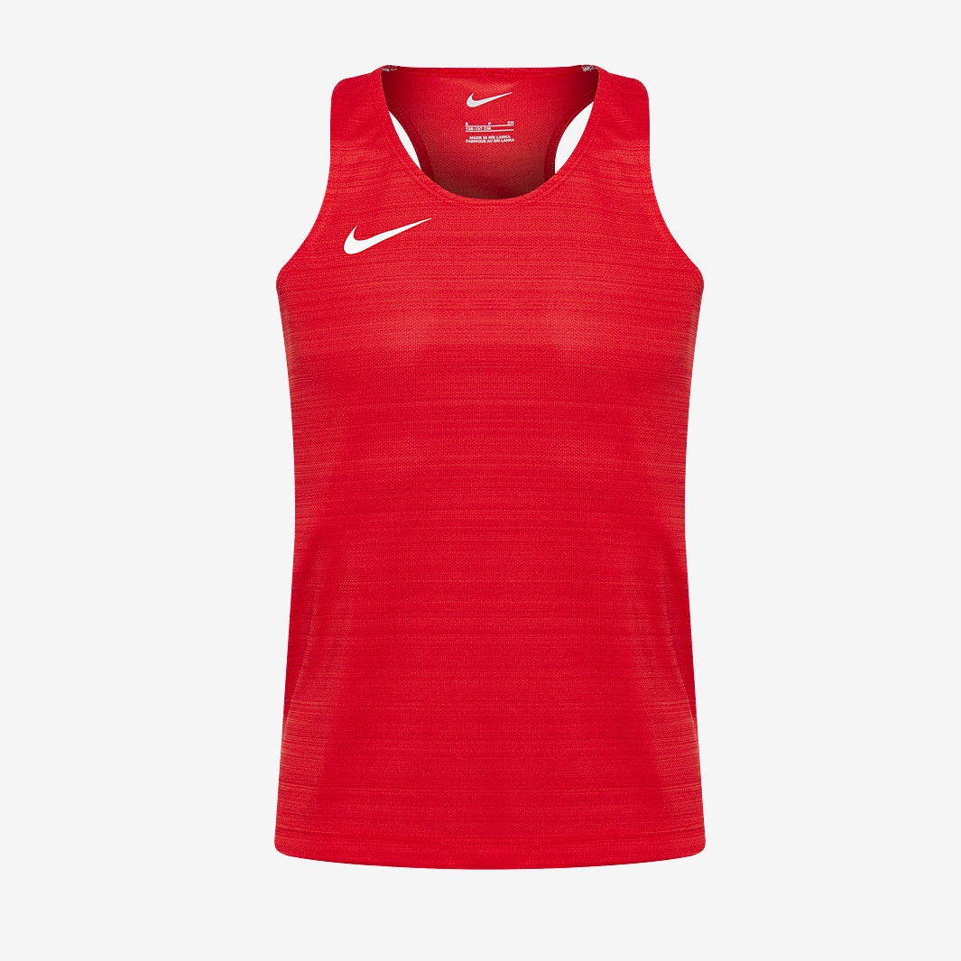 Nike Youth Dri Fit Miler Singlet Red