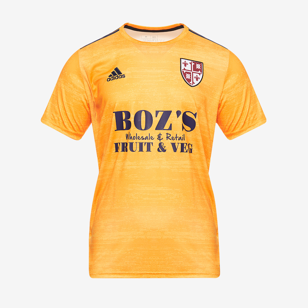Adidas Woking Fc 23 24 Replica Away Shirtjunior Gold