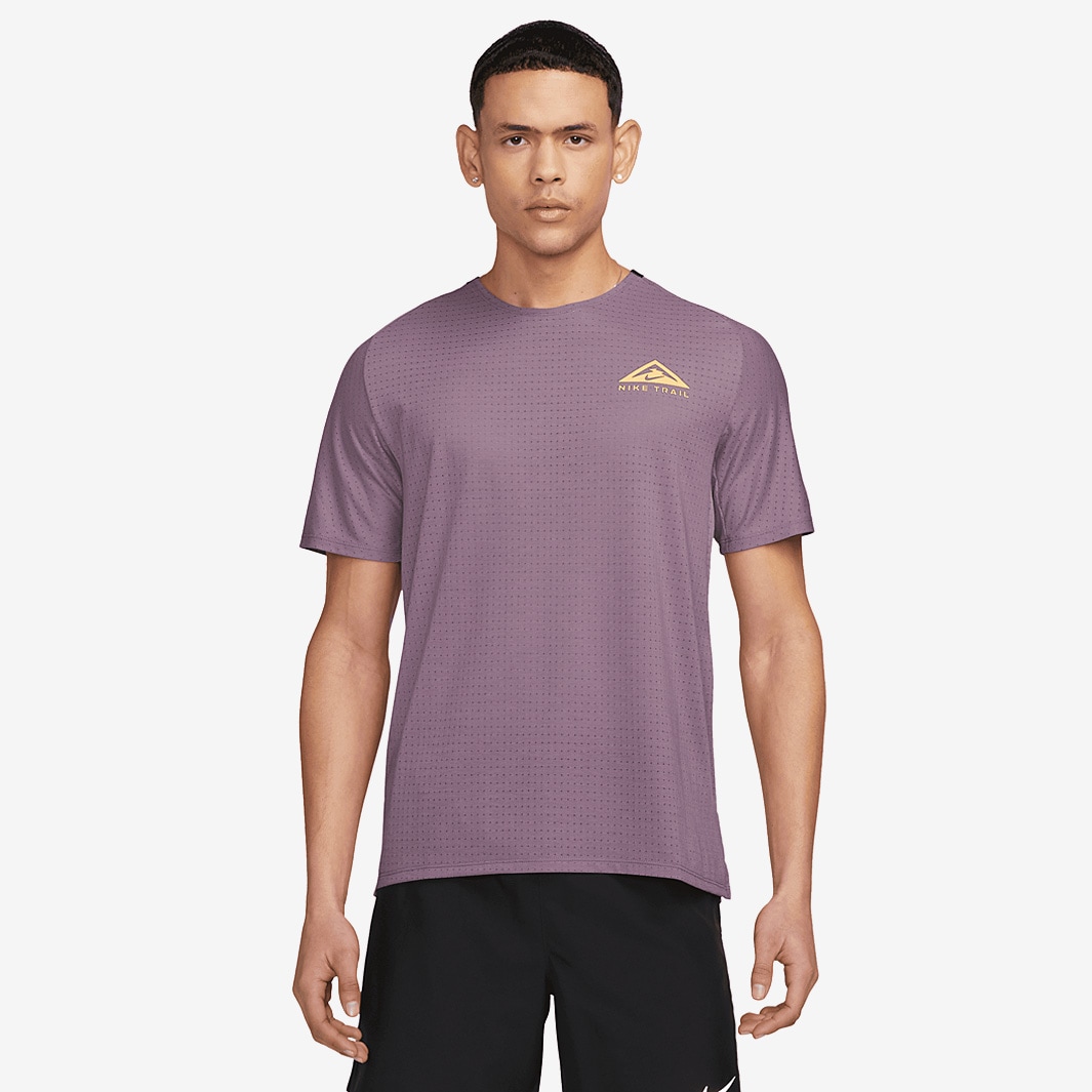 Nike Dri-FIT Trail Solar Chase T-Shirt - Violet Dust/Melon Tint