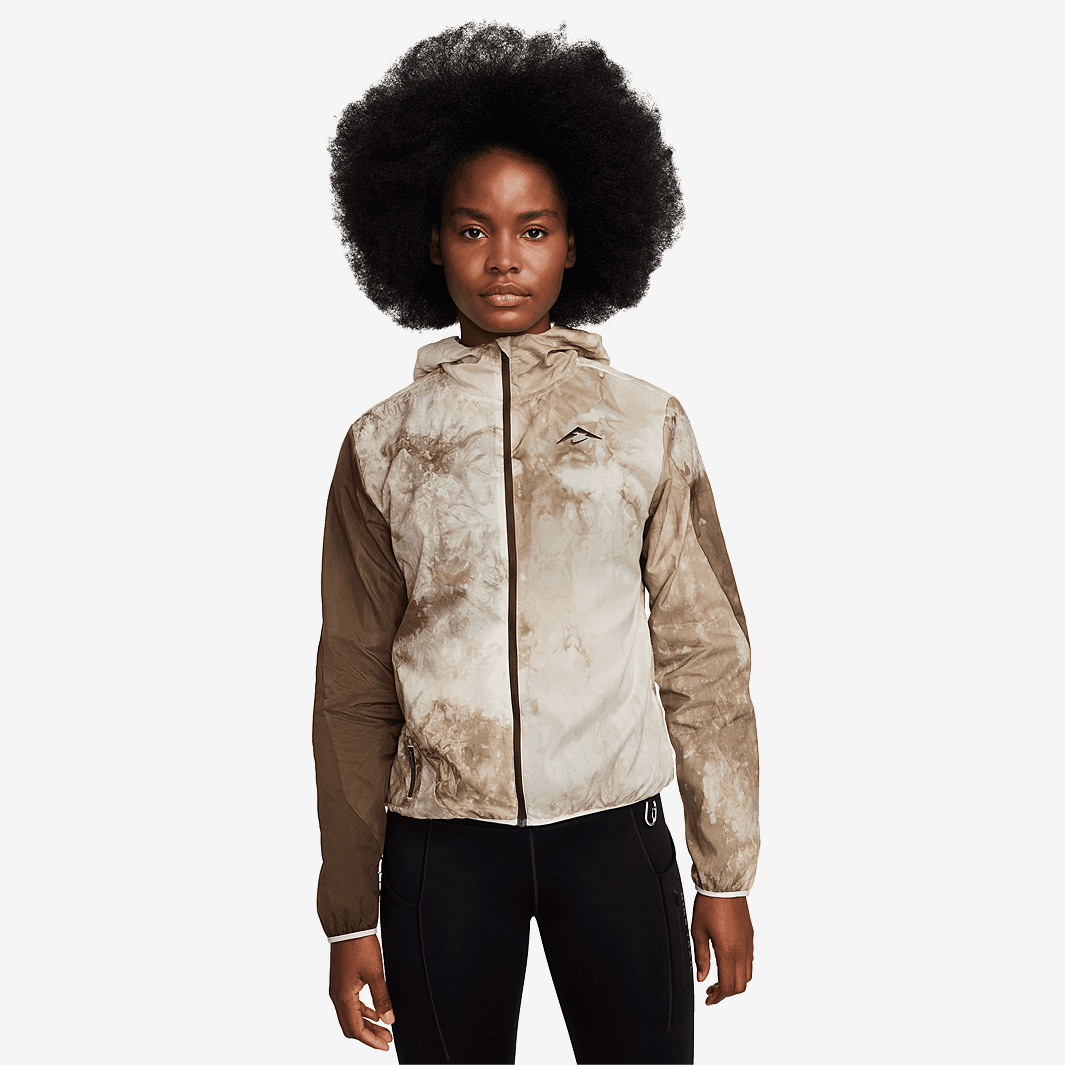 Nike Womens Repel Trail Jacket Brown