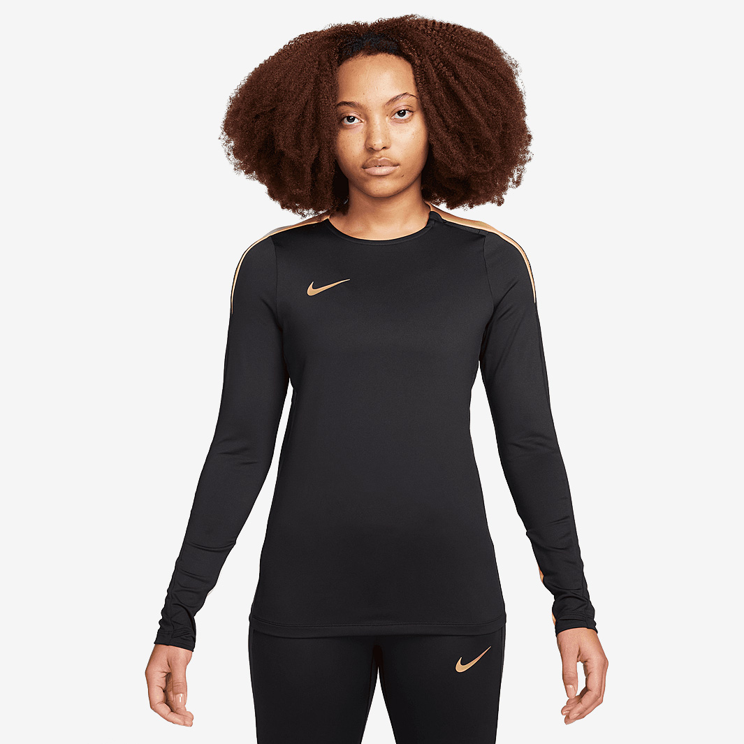 Nike Womens Dri Fit Strike Crew Top Black