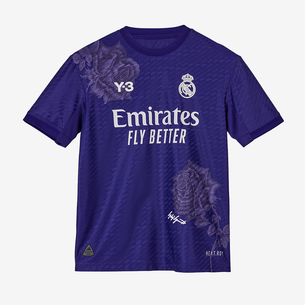 Adidas Real Madrid X Y3 Kids 4Th Shirt Purple