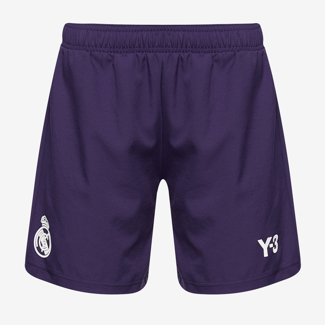 Adidas Real Madrid X Y3 Womens 4Th Shorts Purple