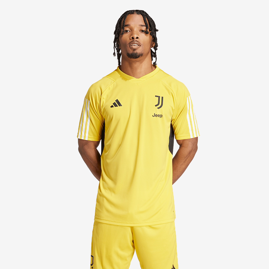 Adidas Juventus 23 24 Training Shirt Gold