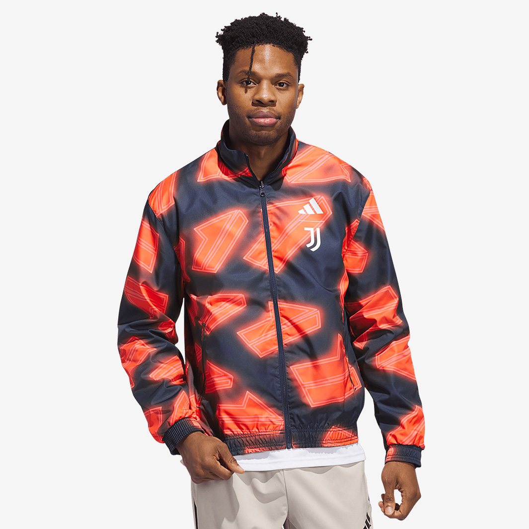 Adidas Juventus 23 24 Anthem Jacket Blue