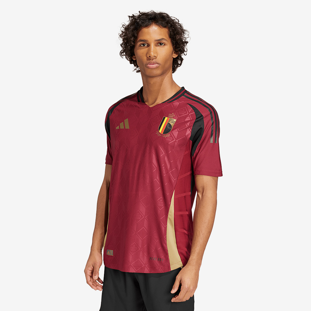 Adidas Belgium 2024 Authentic Home Shirt Red