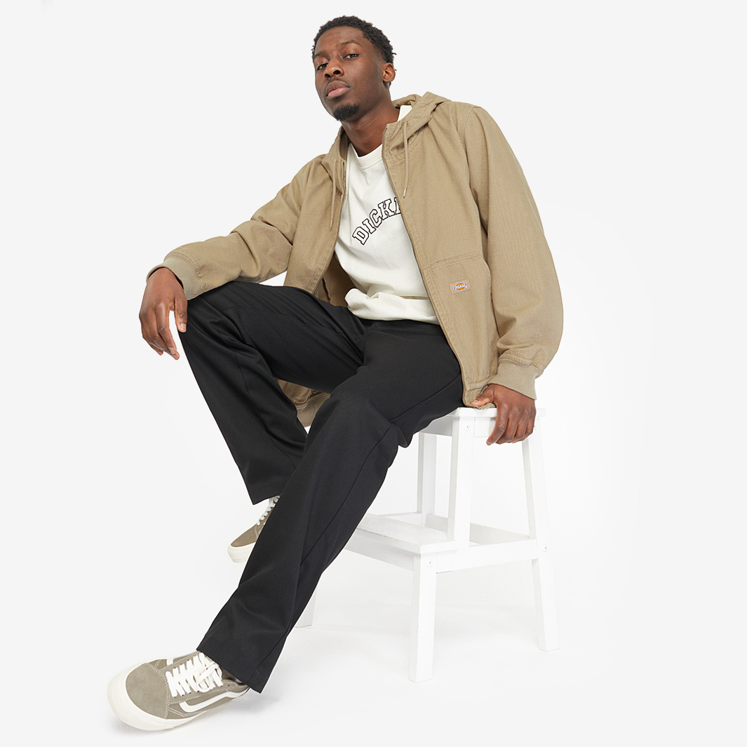 Dickies Canvas Hooded Unlined Jacket Cream