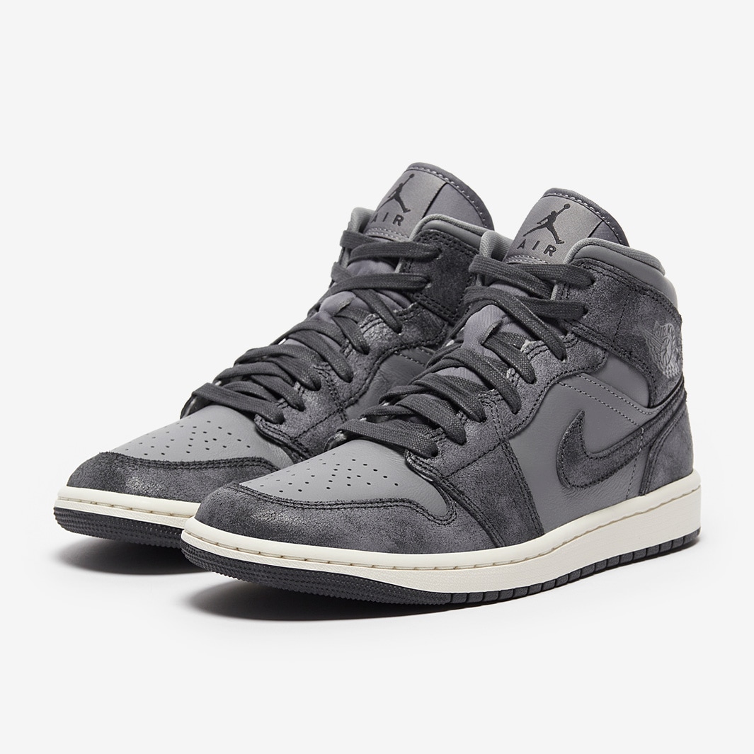 jordan aj1 mid gray