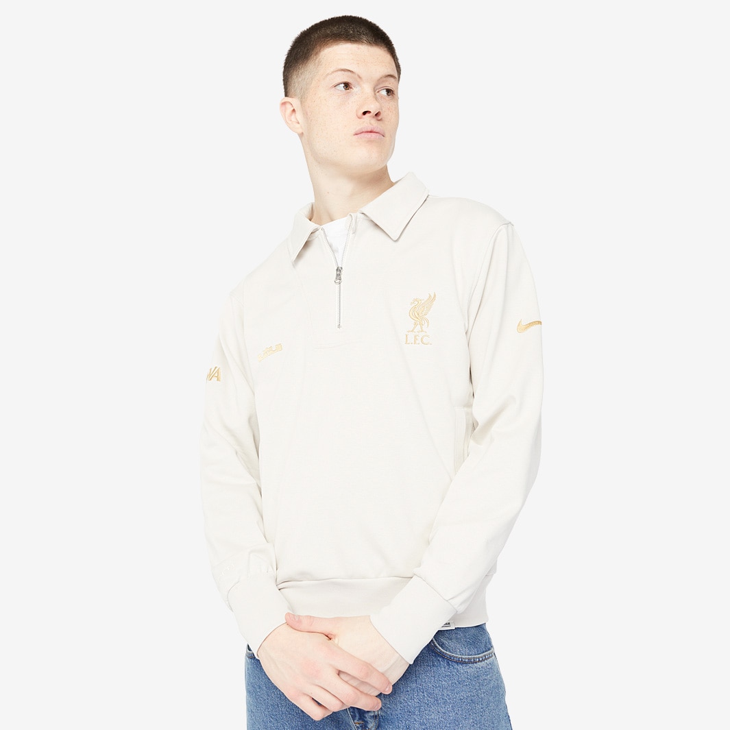 Top Nike LeBron x LFC Signature 1/4 Zip - Light Orewood Marrone