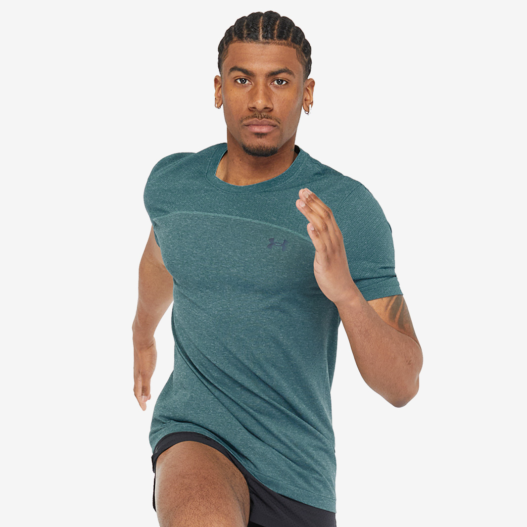 Under Armour Rush Seamless Novelty T Shirt Teal