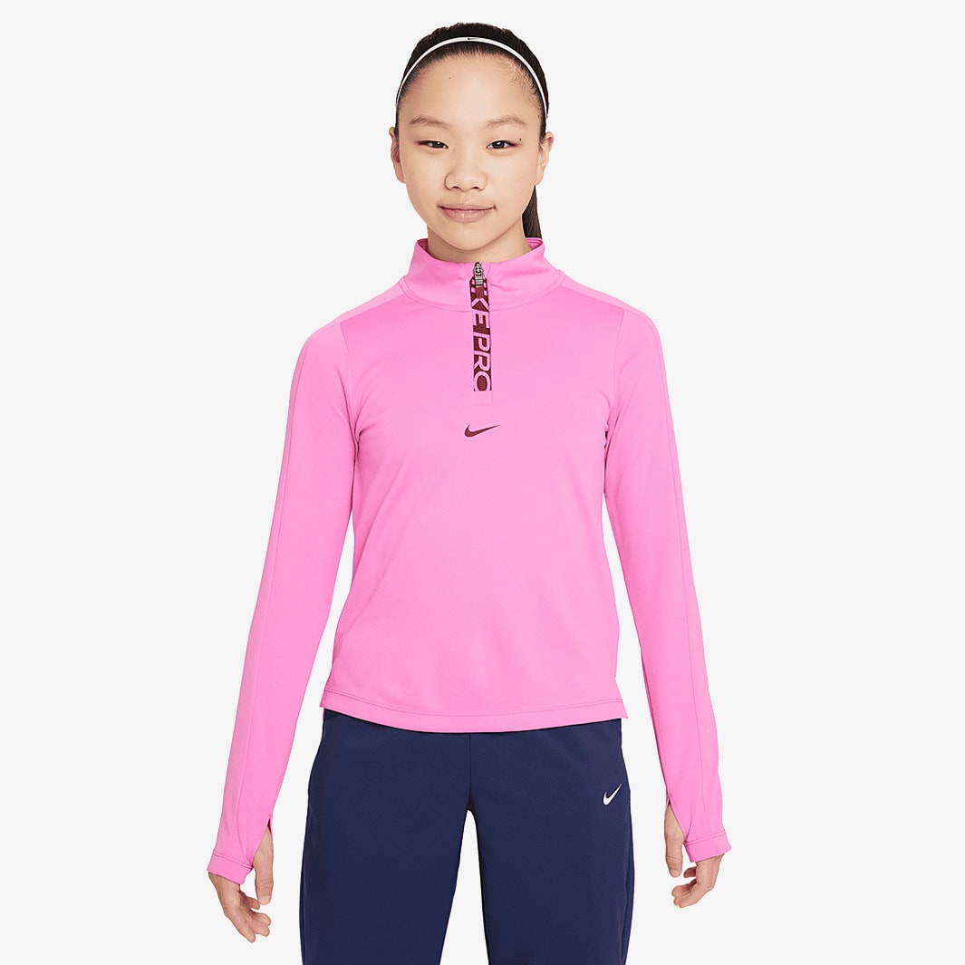 ladies pink nike top