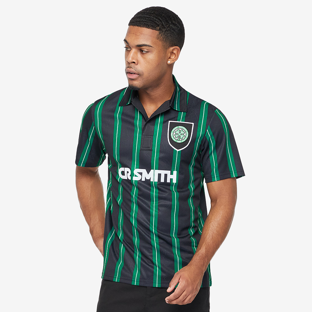 Hummel Celtic 1993 94 Retro Away Shirt Black