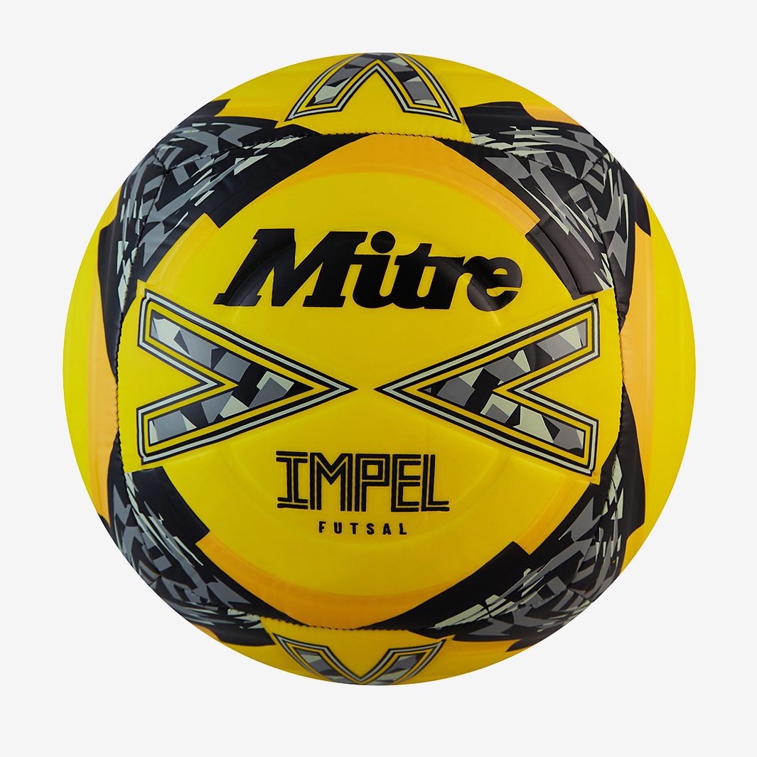 Mitre 24 Impel Futsal Football Yellow