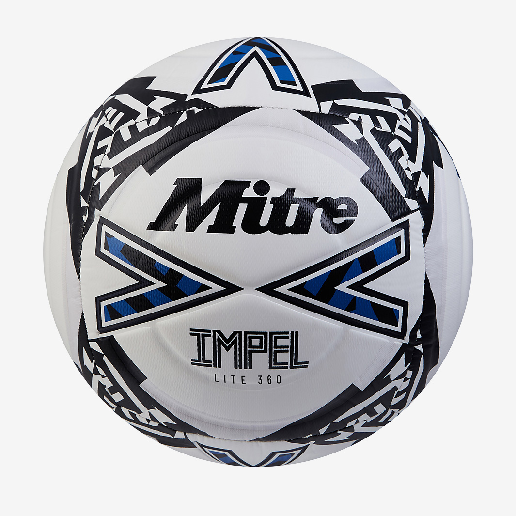Mitre White Impel Lite 360 Football - Image 8