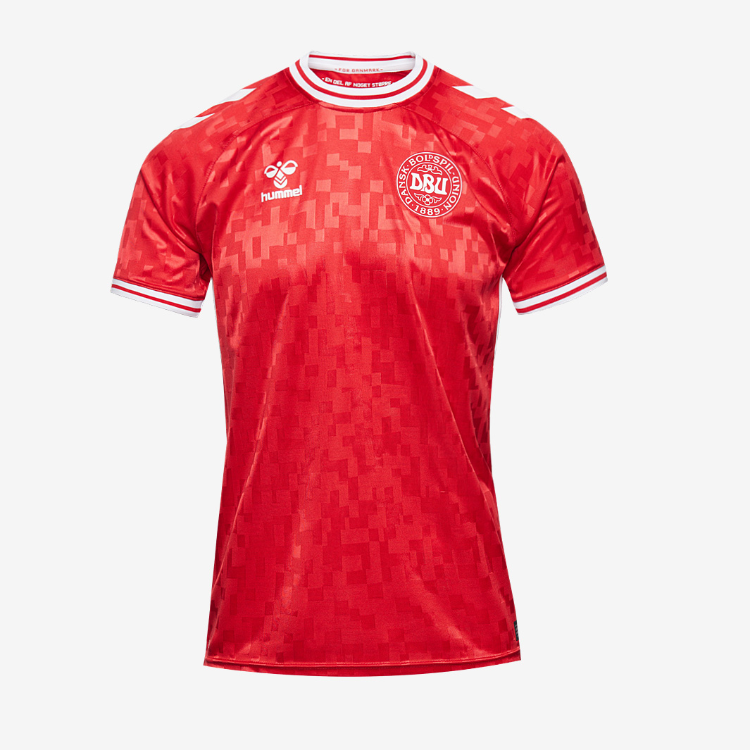 Hummel Denmark 2024 Home Ss Shirt Red