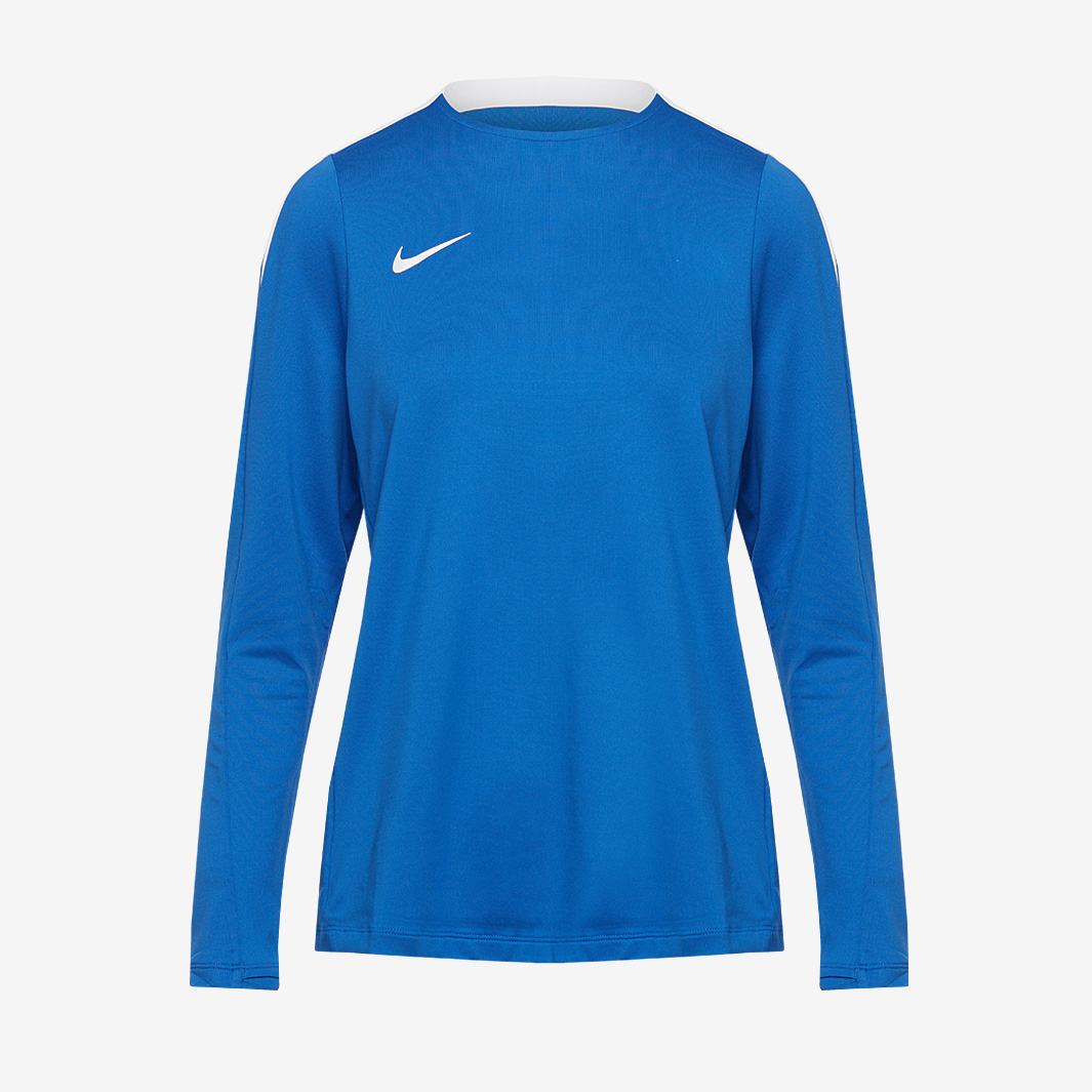 Nike Womens Strike 24 Knitted Crew Top Blue
