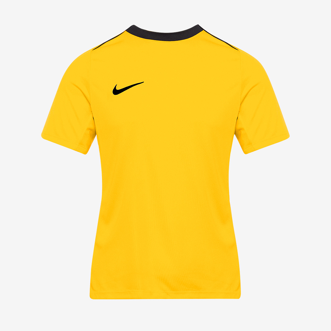 Nike Junior Academy Pro 24 Knitted Ss Shirt Yellow