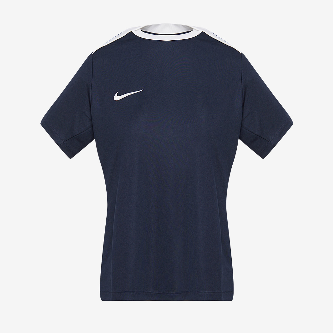 Nike Womens Academy Pro 24 Knitted Ss Shirt Navy