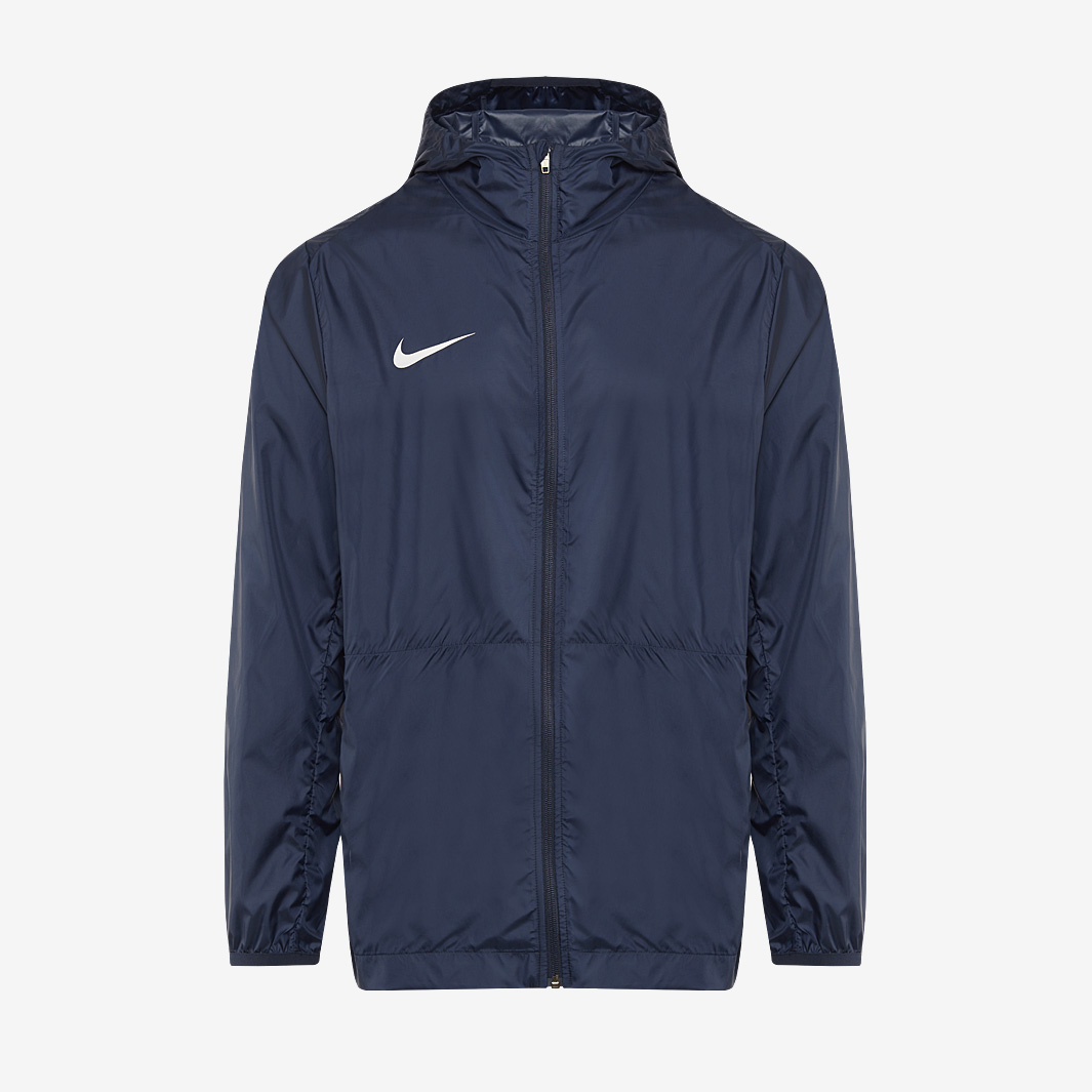 Nike Junior Academy Pro 24 Hooded Rain Jacket Obsidian White Black