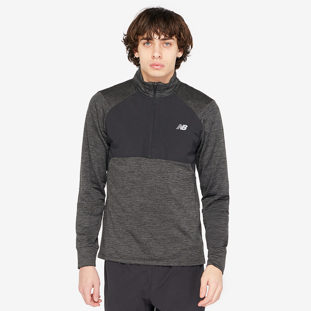 New Balance Athletics Heat Grid 1 2 Zip Black