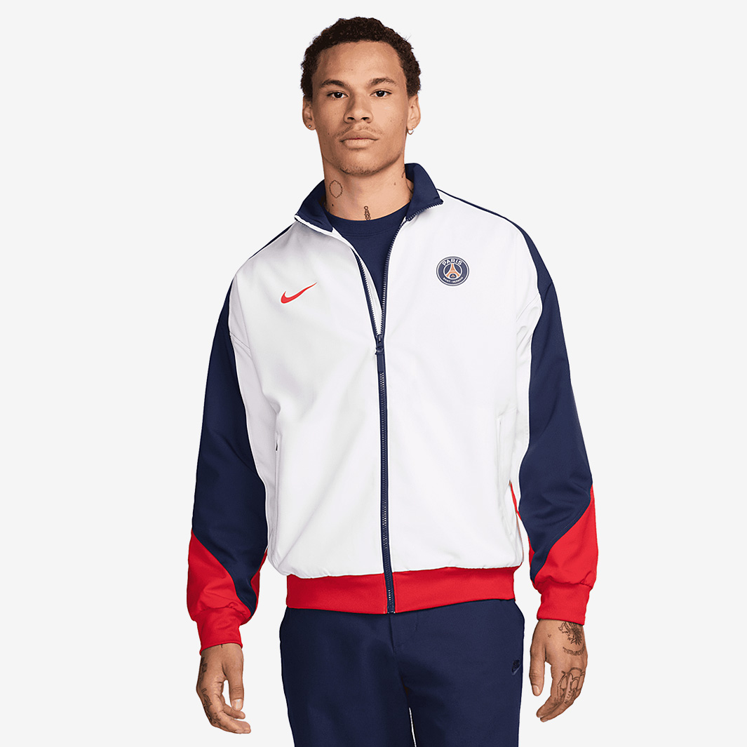 Nike Paris Saint Germain 24 25 Dri Fit Strike Anthem Jacket White