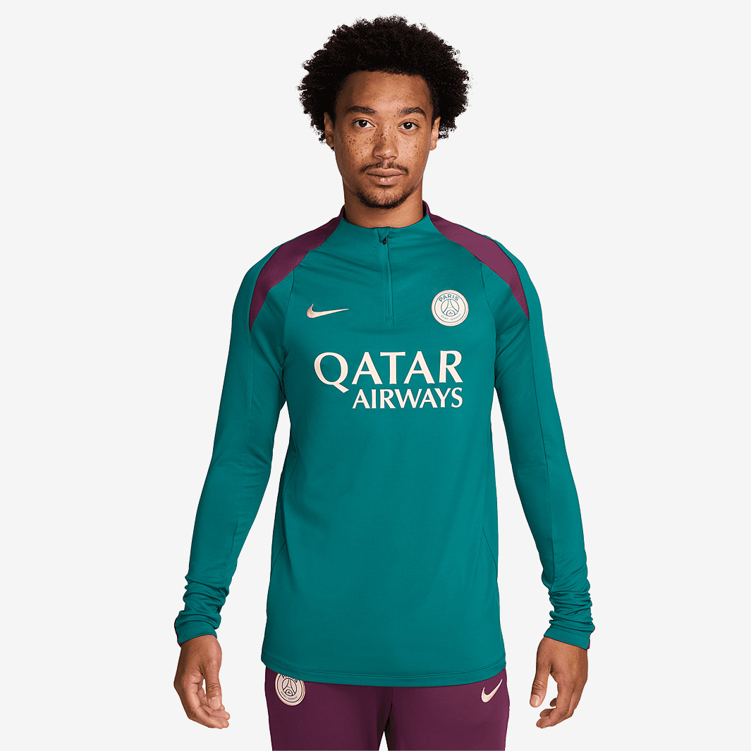 Nike Paris Saint Germain 24 25 Dri Fit Strike Drill Top Teal